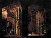 Francois-Marius Granet Crypt of San Martino ai Monti, Rome Sweden oil painting artist